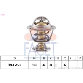 Thermostat d'eau FACET 7.8389S