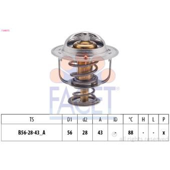 Thermostat d'eau FACET OEM 2120057J05