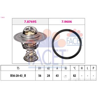 Thermostat d'eau FACET OEM 2551042541 Thermostat d'eau FACET OEM 2551042541