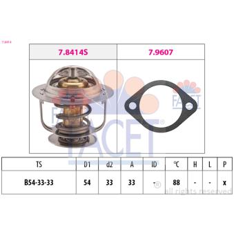Thermostat d'eau FACET OEM 0K41015171 Thermostat d'eau FACET OEM 0K41015171