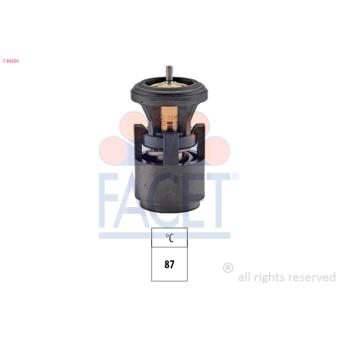 Thermostat d'eau FACET 7.8420S pour SUZUKI SWIFT 1.6 - 75cv
