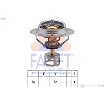 Thermostat d'eau FACET OEM 2120022J00 Thermostat d'eau FACET OEM 2120022J00