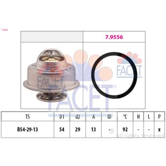 Thermostat d'eau FACET 7.8542