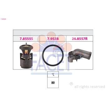 Thermostat d'eau FACET OEM 032121110C