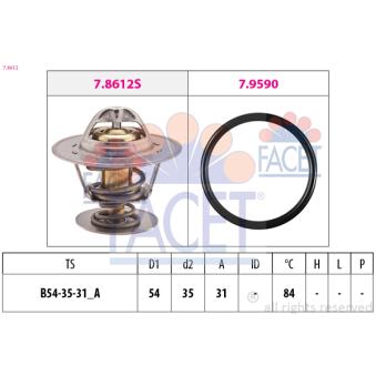 Thermostat d'eau FACET OEM 030121113