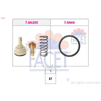 Thermostat d'eau FACET OEM 03C121110F