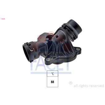 Thermostat d'eau FACET 7.8636 pour BMW X5 3.0 d - 211cv