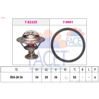 Thermostat d'eau FACET OEM 1338G3