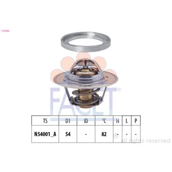 Thermostat d'eau FACET OEM 03L121113A