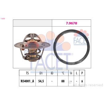 Thermostat d'eau FACET OEM 21200BX000