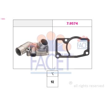 Thermostat d'eau FACET OEM 24414452 Thermostat d'eau FACET OEM 24414452