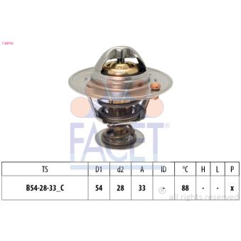Thermostat d'eau FACET OEM 2550026100