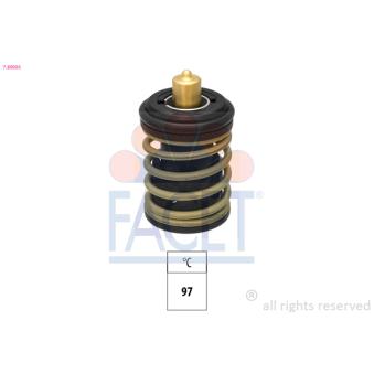 Thermostat, liquide de refroidissement FACET 7.8999S