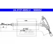 ATE 24.3727-0852.2 - Tirette à câble, frein de stationnement