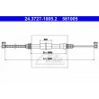 ATE 24.3727-1005.2 - Tirette à câble, frein de stationnement
