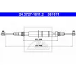 ATE 24.3727-1011.2 - Tirette à câble, frein de stationnement