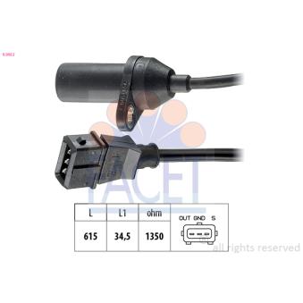 Capteur d'angle, vilebrequin FACET OEM 7798691 Capteur d'angle, vilebrequin FACET OEM 7798691