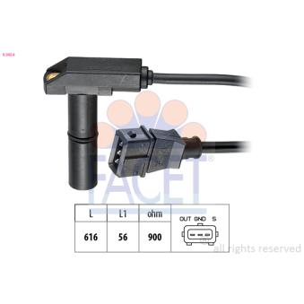 Capteur d'angle, vilebrequin FACET OEM 1708610