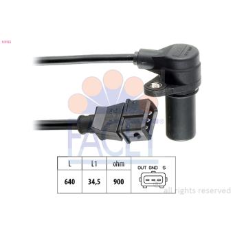 Capteur d'angle, vilebrequin FACET OEM 46411135