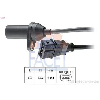 Capteur d'angle, vilebrequin FACET OEM 46479975