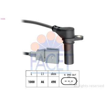 Capteur d'angle, vilebrequin FACET OEM 038907319E