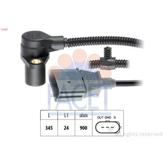 Capteur d'angle, vilebrequin FACET OEM 1120193