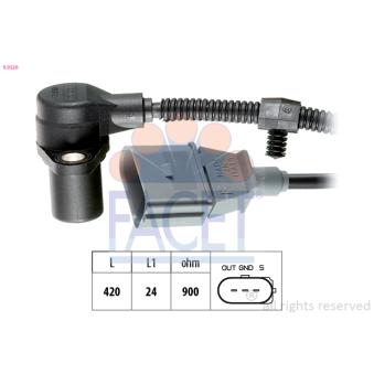 Capteur d'angle, vilebrequin FACET OEM 021906433E