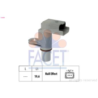 Capteur, position d'arbre à cames FACET OEM 1920AE
