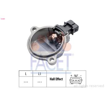 Capteur, position d'arbre à cames FACET 9.0401