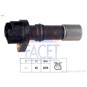 Capteur d'angle, vilebrequin FACET OEM 9091905062