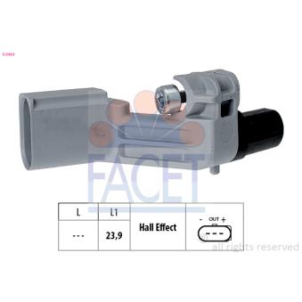Capteur d'angle, vilebrequin FACET OEM mn980249