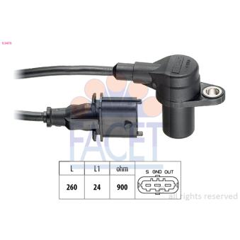 Capteur, position d'arbre à cames FACET [9.0476]
