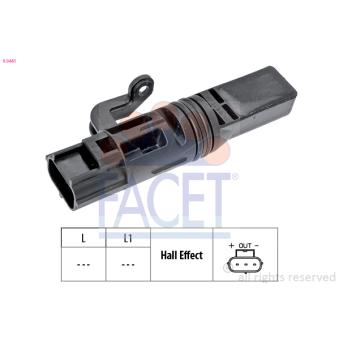 Capteur, régime FACET 9.0481 pour MERCEDES-BENZ CLASSE E 1.4 - 80cv