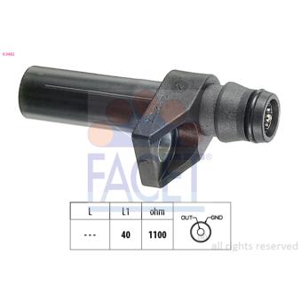 Capteur d'angle, vilebrequin FACET 9.0482 pour FORD FOCUS E 220 D - 75cv