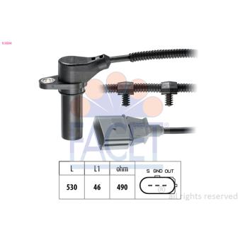 Capteur d'angle, vilebrequin FACET OEM XM216C315AB Capteur d'angle, vilebrequin FACET OEM XM216C315AB