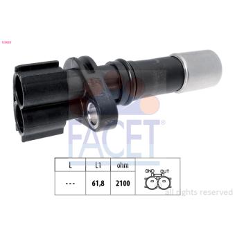Capteur d'angle, vilebrequin FACET OEM 90919A5004