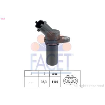 Capteur d'angle, vilebrequin FACET OEM 1131J7