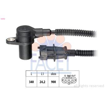 Capteur d'angle, vilebrequin FACET OEM 391802A900