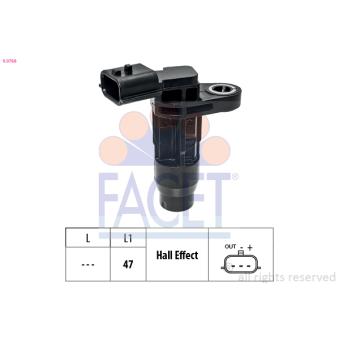 Capteur d'angle, vilebrequin FACET OEM 237310135R