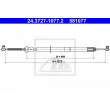 ATE 24.3727-1077.2 - Tirette à câble, frein de stationnement