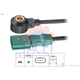 Capteur de cognement FACET 9.3060