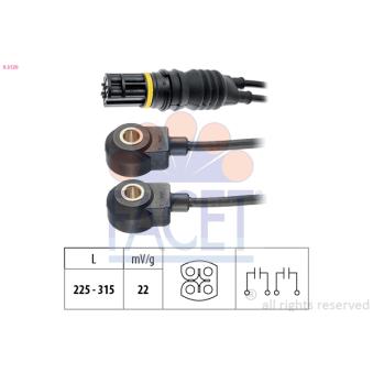 Capteur de cognement FACET OEM 12141247993
