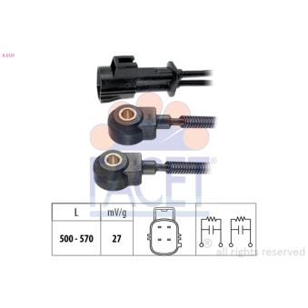 Capteur de cognement FACET OEM 9432570