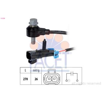 Capteur de cognement FACET OEM 1236841
