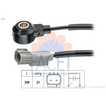 Capteur de cognement FACET 9.3241 pour SUZUKI SPLASH 1.2 LPG - 86cv