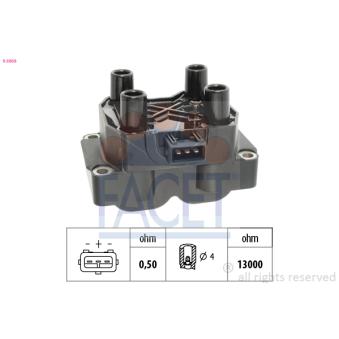 Bobine d'allumage FACET OEM 76487970