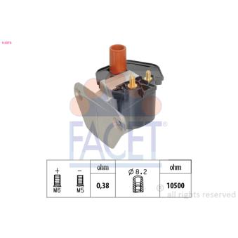 Bobine d'allumage FACET 9.6078