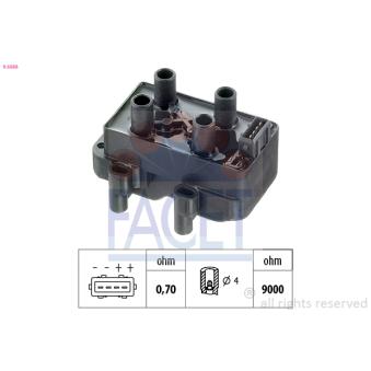 Bobine d'allumage FACET OEM 96074054