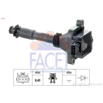 Bobine d'allumage FACET OEM 133865