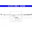 ATE 24.3727-1096.2 - Tirette à câble, frein de stationnement